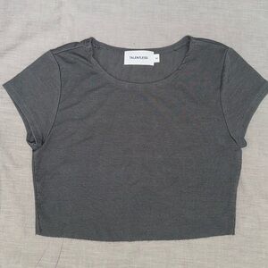 talentless gray baby tee
